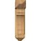Ekena Millwork Merced Arts and Crafts Rough Sawn Bracket w/ Offset Brace, Western Red Cedar, 8"W x 20"D x 32"H BKT0806X20X32MRC03RWR - alternate 4